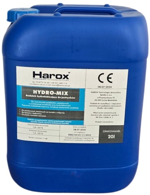 HYDRO-MIX (Kompleksowy dodatek hydrofobizujący)